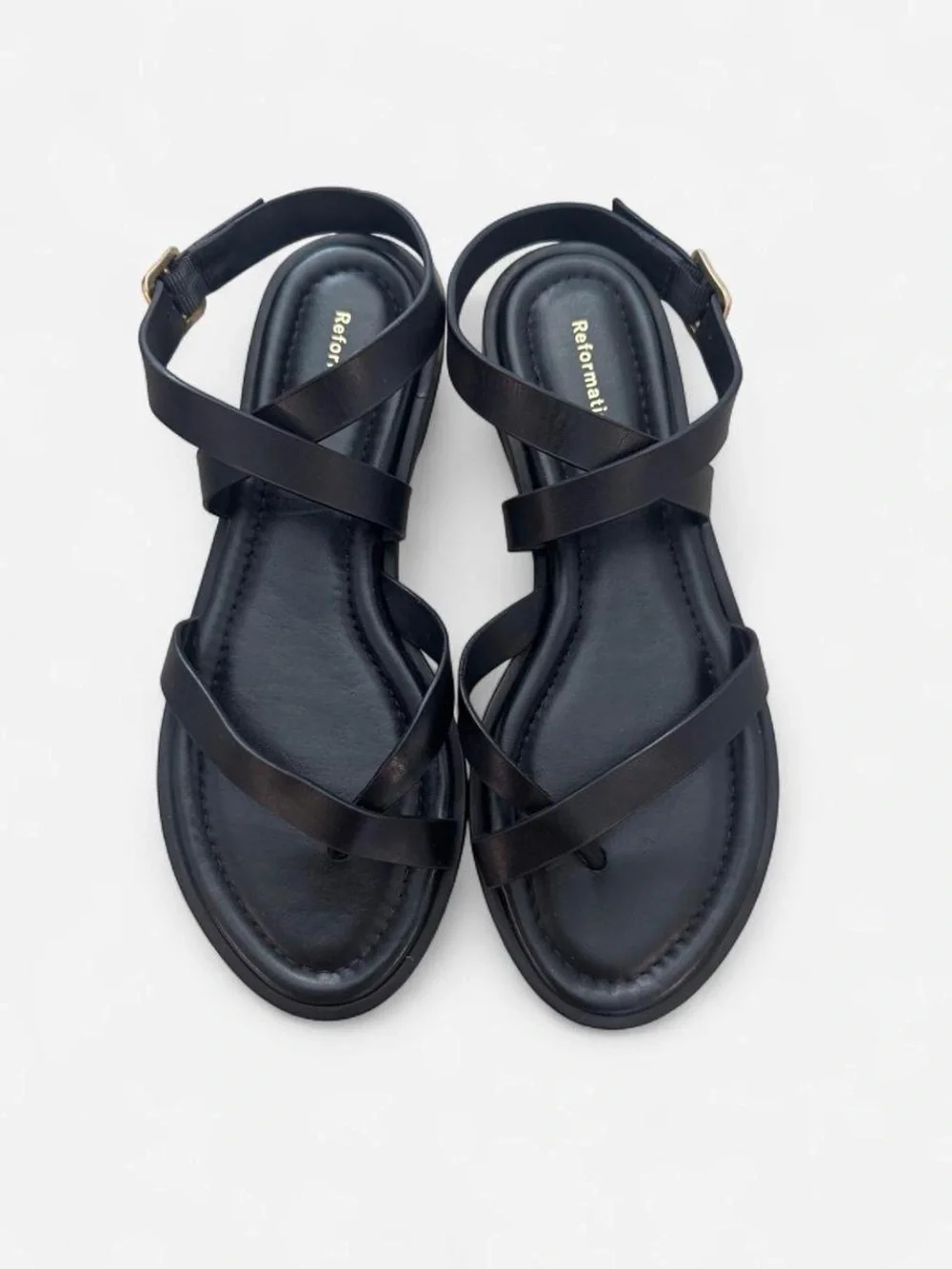 NWOT Reformation Janet flat sandals